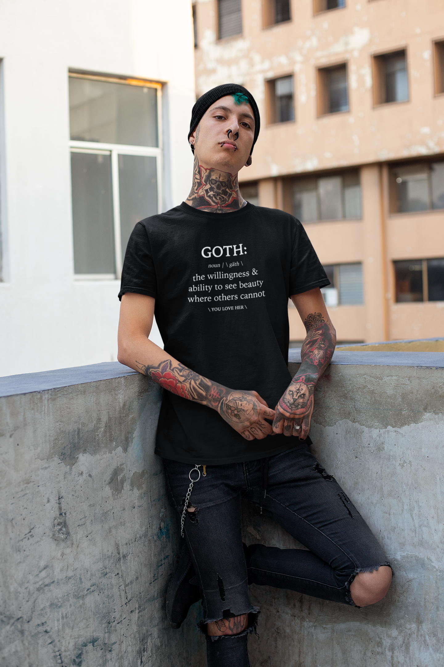 YOU LOVE HER x GOTH Dictionary Definition T-shirt