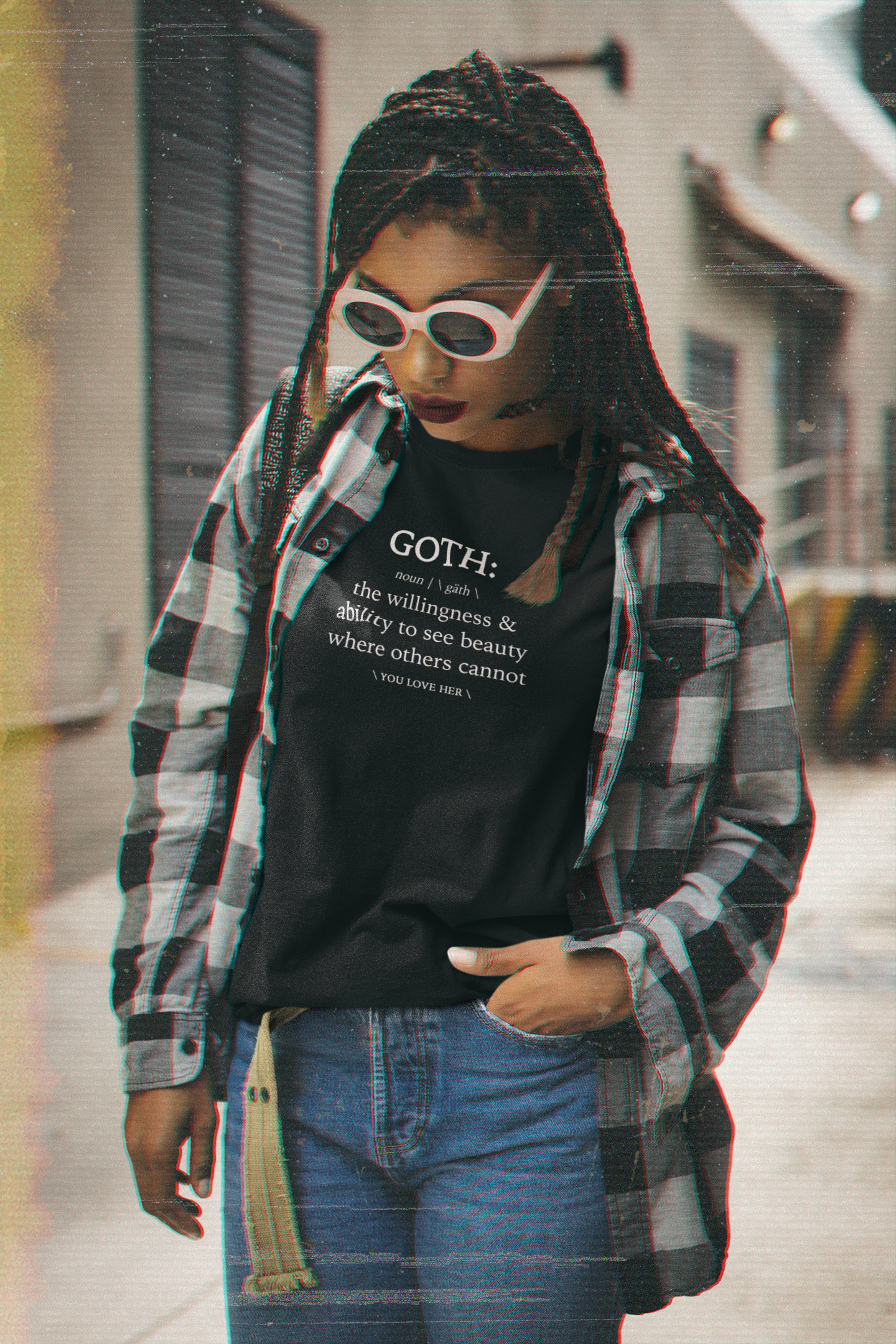 YOU LOVE HER x GOTH Dictionary Definition T-shirt