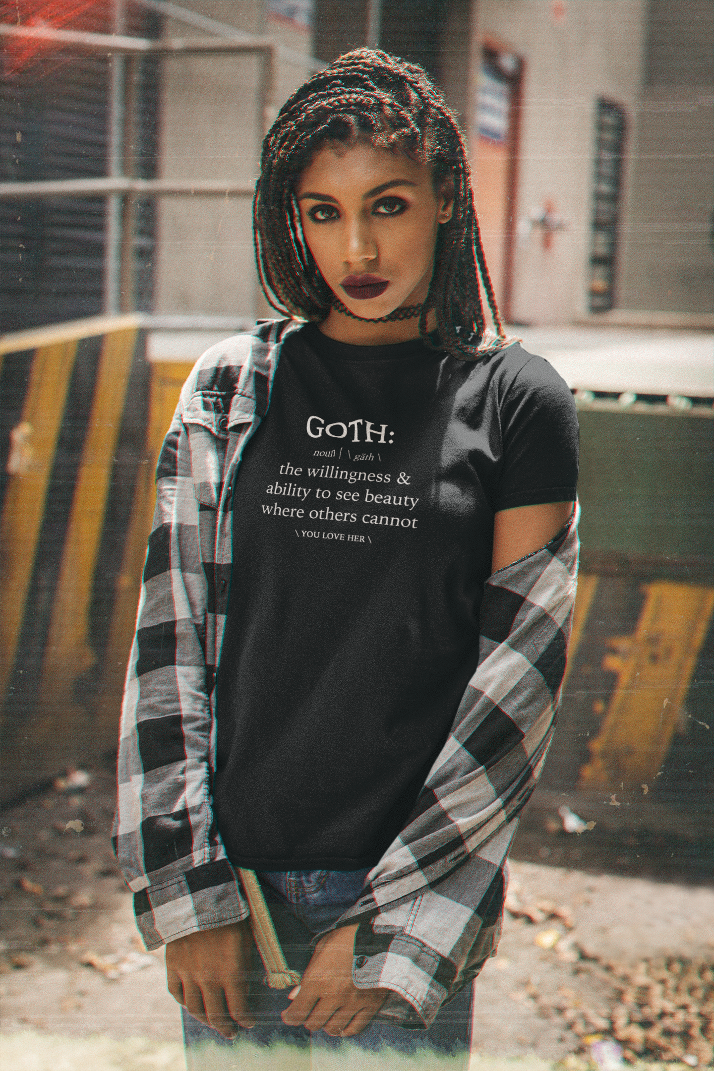 YOU LOVE HER x GOTH Dictionary Definition T-shirt