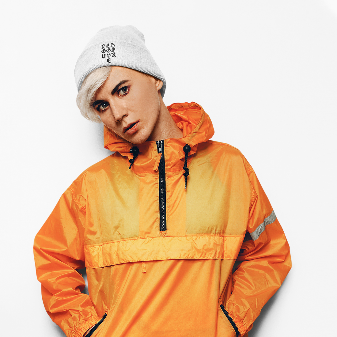 YOU LOVE HER Old English Beanie