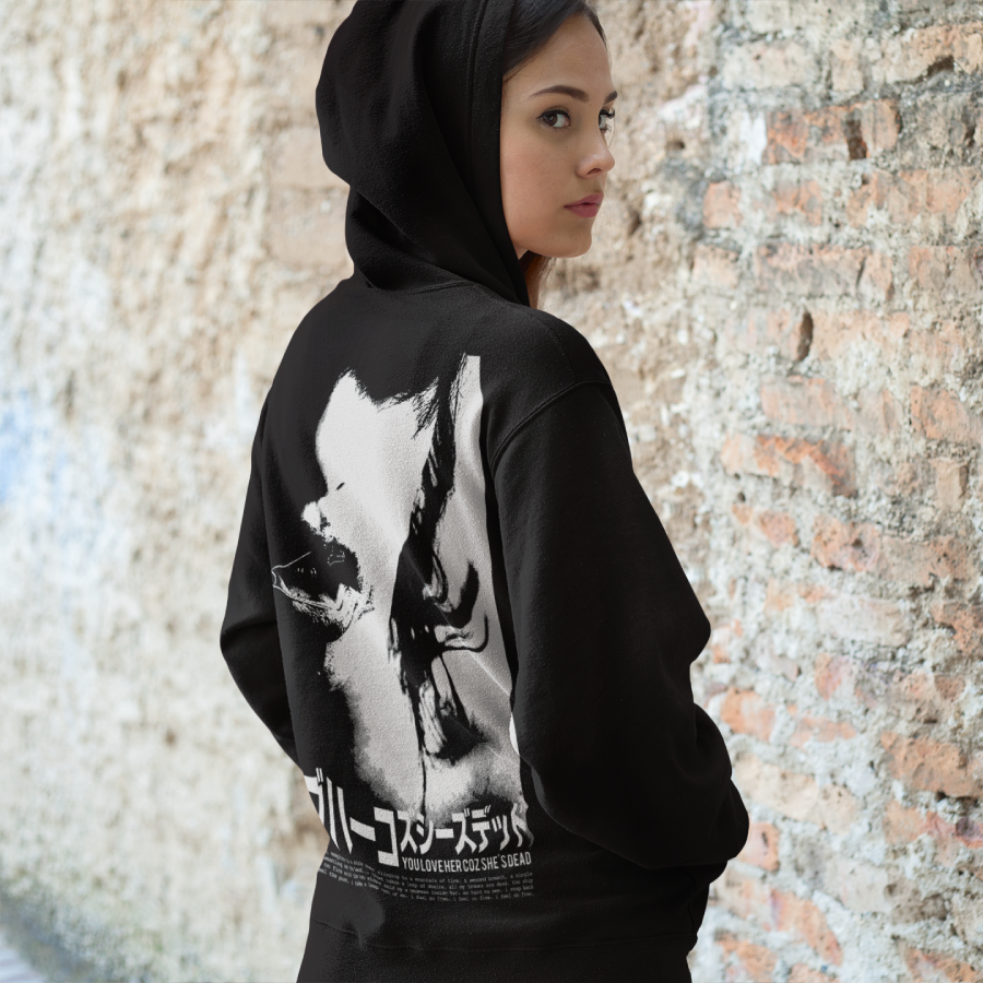YOU LOVE HER x First Album Tokyo Edit Unisex Zip-up Hoodie YOU LOVE HER x First Album Tokyo Edit Unisex Zip-up Hoodie