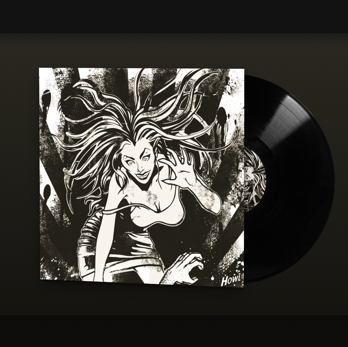 Vinyl 12&quot; EP of inncer city angst by the band you love her fka you love her her coz she&