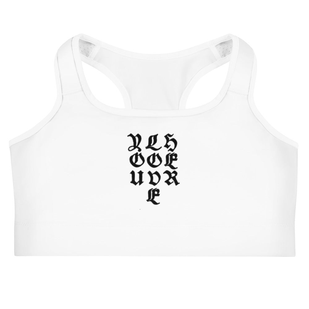 YOU LOVE HER - OLD ENGLISH LOGO SPORTS BRA