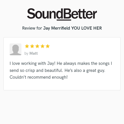 4X MIX &amp; MASTER (SAVING OF £50 PER TRACK)