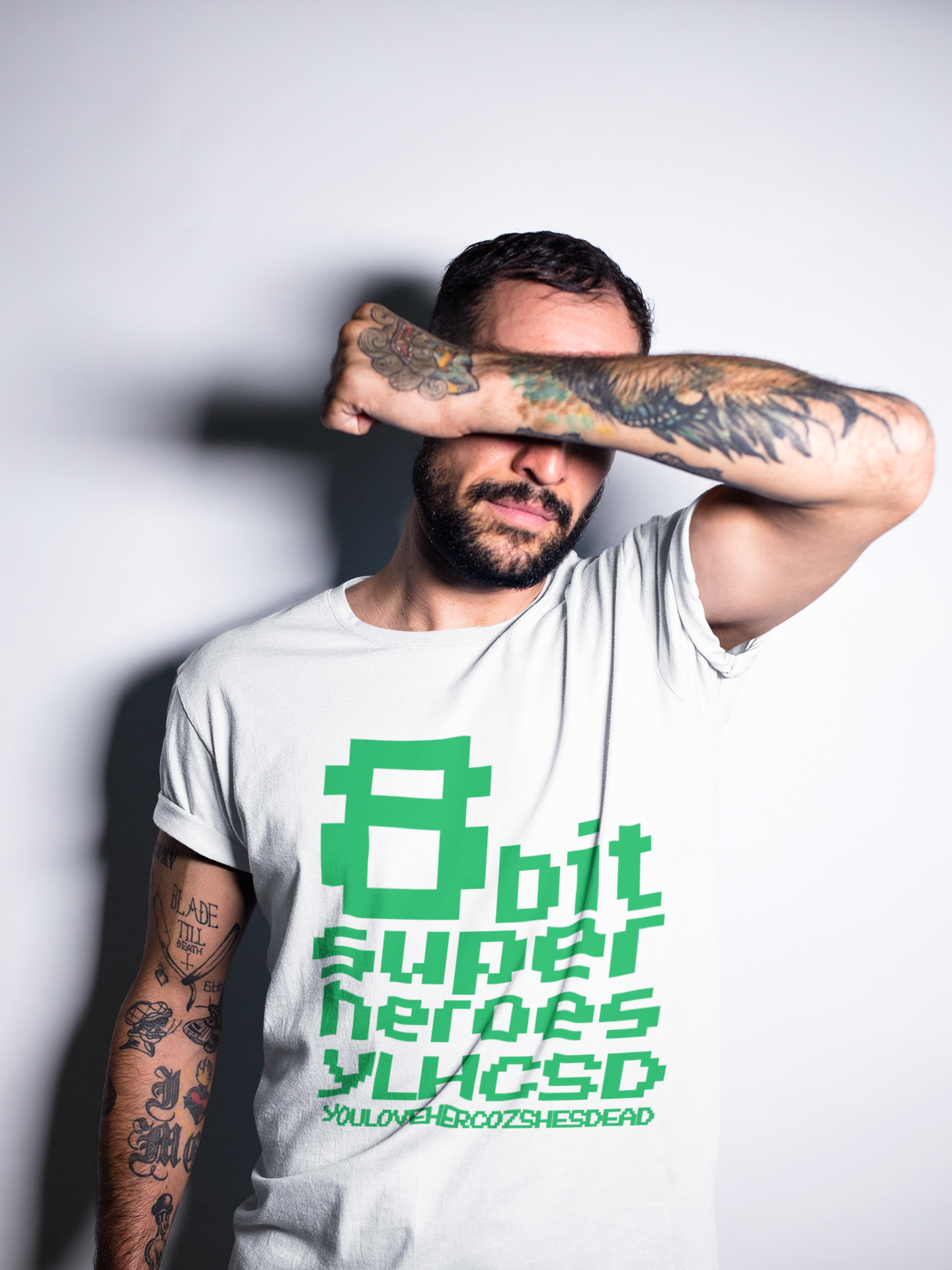 2008 YLHCSD 8-bit Superheroes Re-issue Unisex Classic Tee