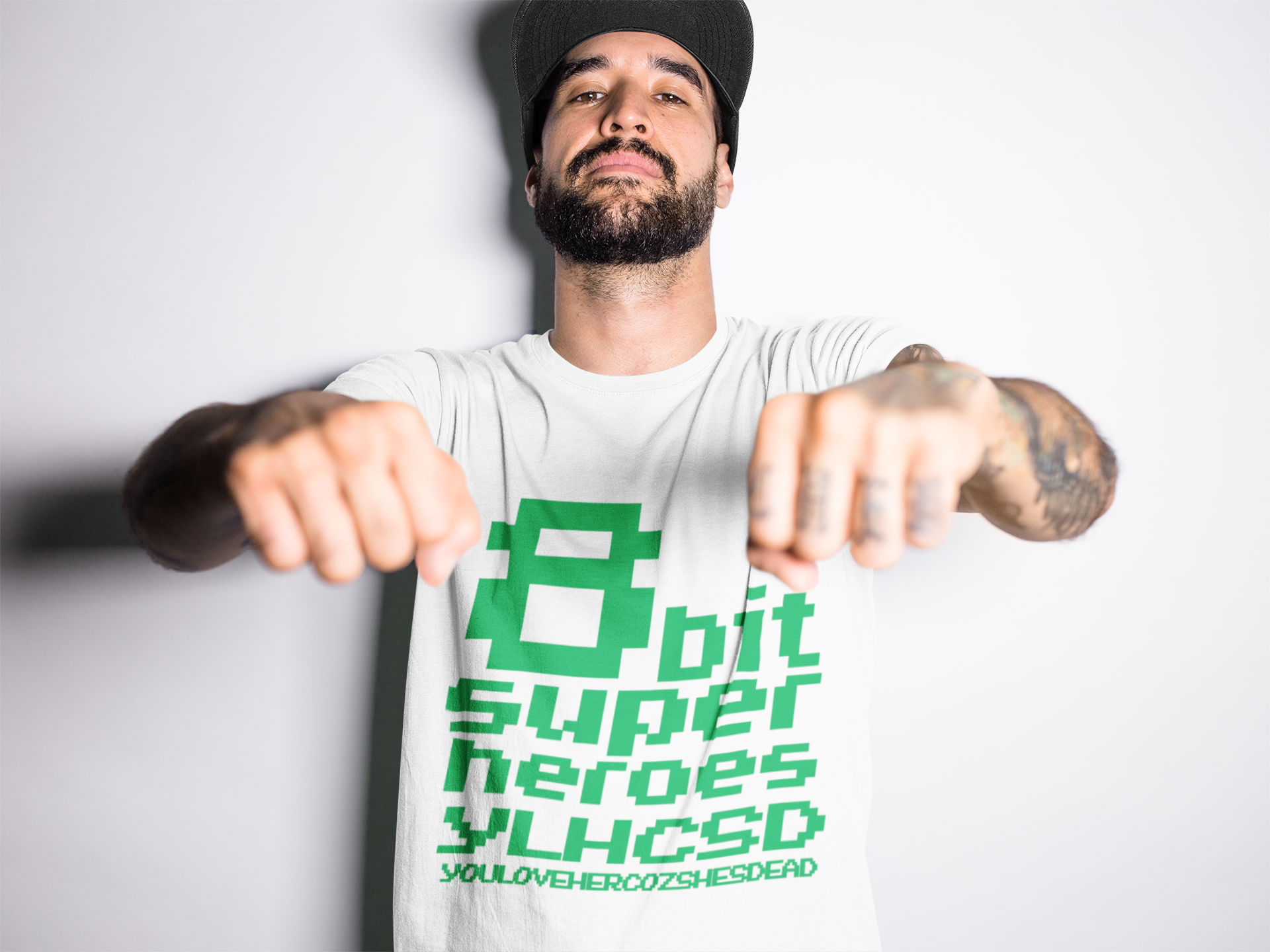2008 YLHCSD 8-bit Superheroes Re-issue Unisex Classic Tee