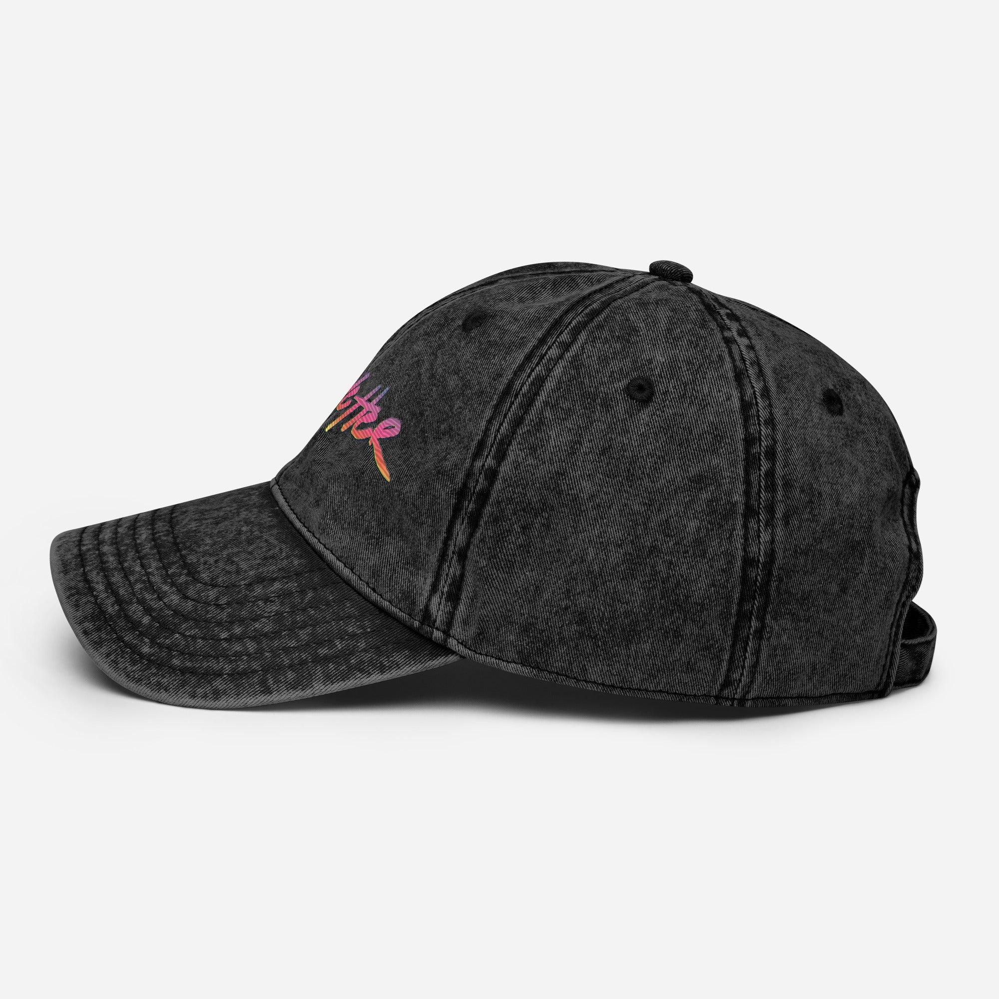 YOU LOVE HER - SYNTHWAVE LOGO Vintage Cap