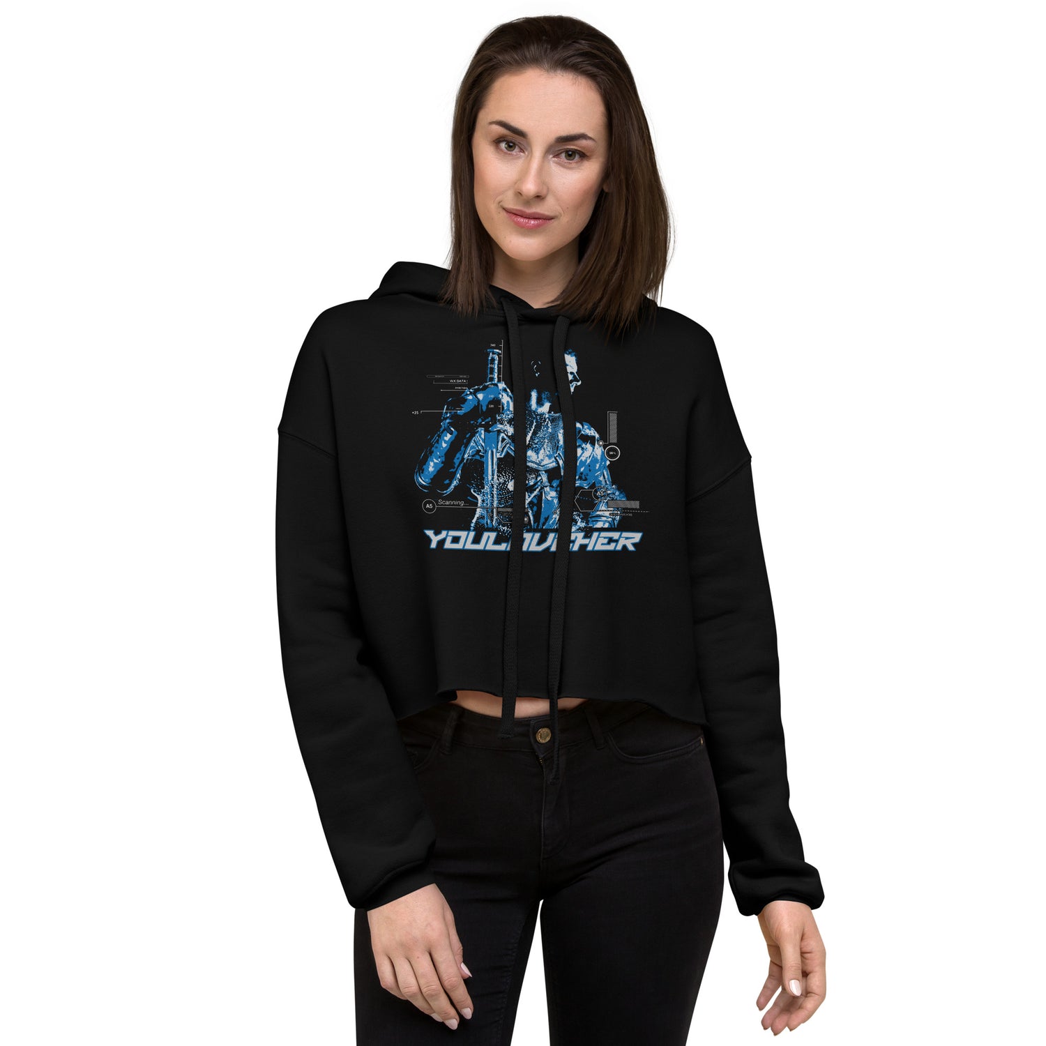 YOU LOVE HER - Bit Saint - Crop Hoodie - YOU LOVE HER