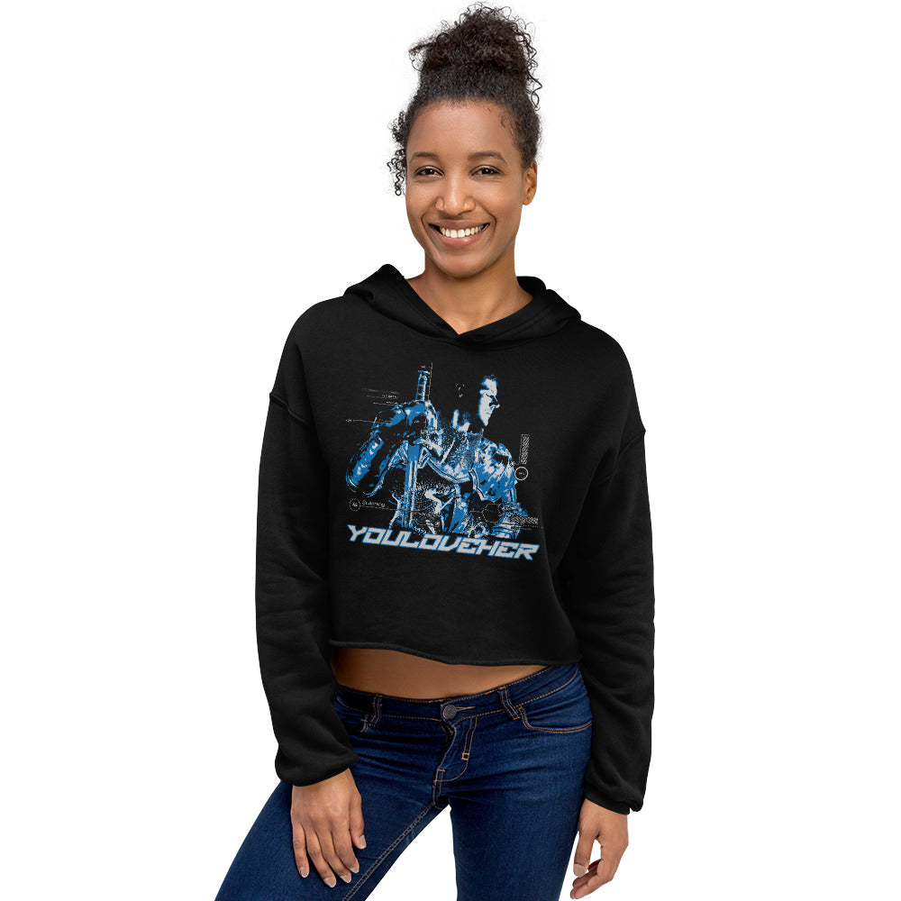 YOU LOVE HER - Bit Saint - Crop Hoodie - YOU LOVE HER